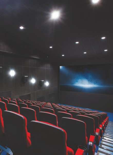 A modern auditorium for events, meetings, and gatherings.