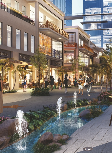 Premium retail spaces offering a modern shopping experience.